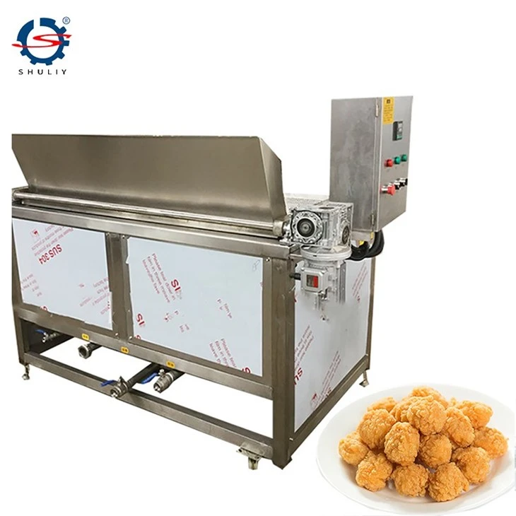 chicken nugget frying machine