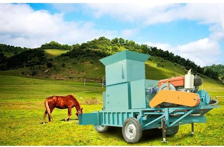 Square silage hydraulic baler4