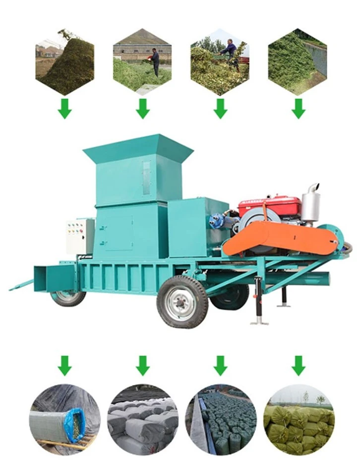 Square silage hydraulic baler2