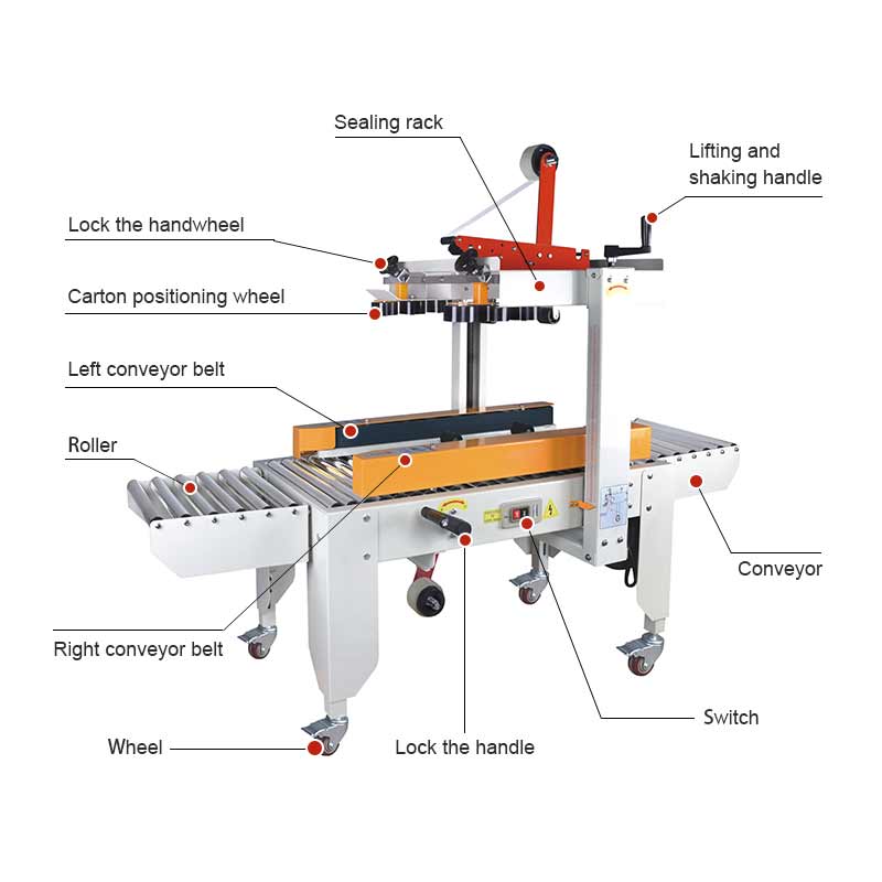 box sealing machine box sealing machine